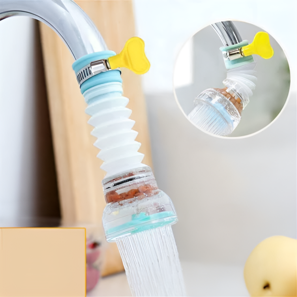 Splash-Proof Rotating Tap Attachment