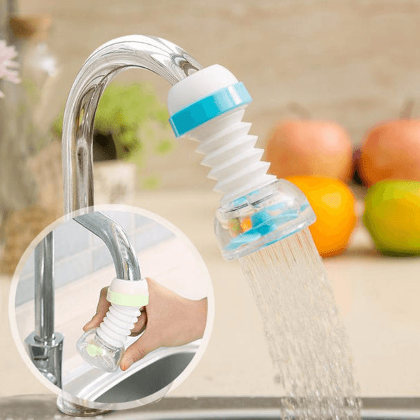 Splash-Proof Rotating Tap Attachment