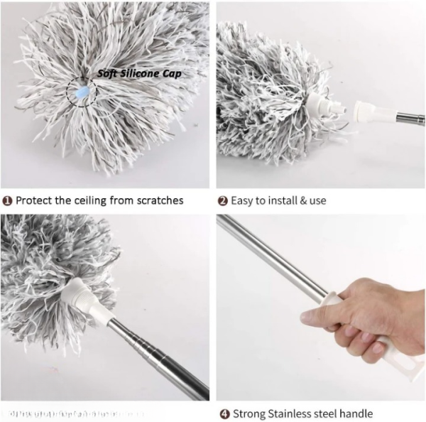 Extendable Microfiber Duster – Long Handle High Quality Duster