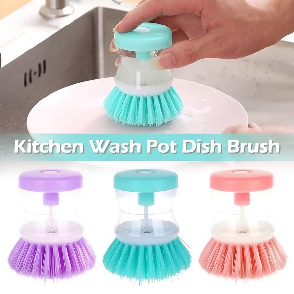 3 Kitchen Cleaning Brushes
