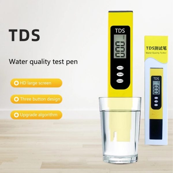 Digital TDS Meter Pen – LCD Water Quality & Purity Tester