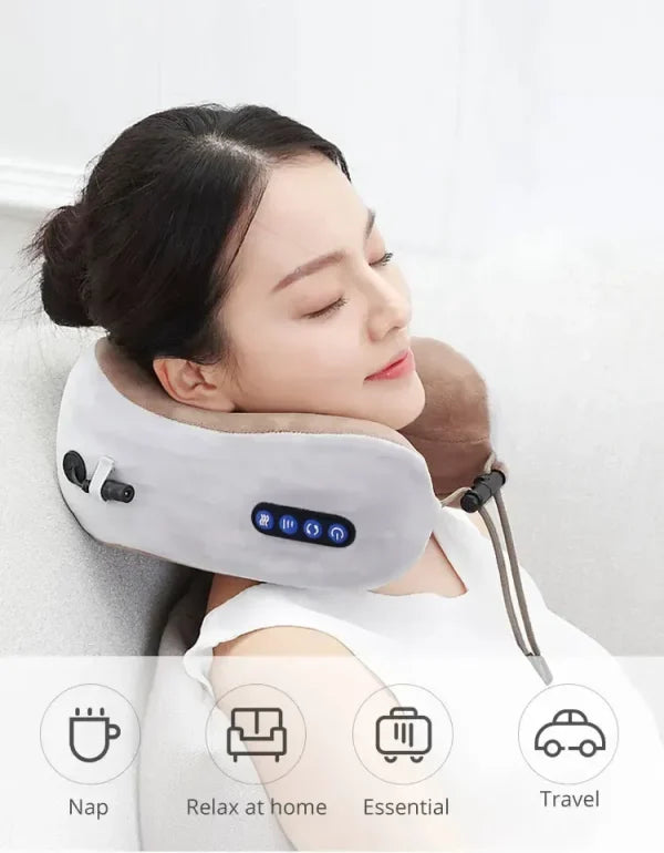 U-Shaped Neck Pillow Massager