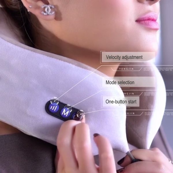 U-Shaped Neck Pillow Massager