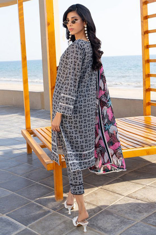 Regalia Digital Printed Lawn 3-Piece Suit – 2025 Summer Collection