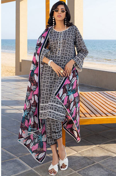 Regalia Digital Printed Lawn 3-Piece Suit – 2025 Summer Collection