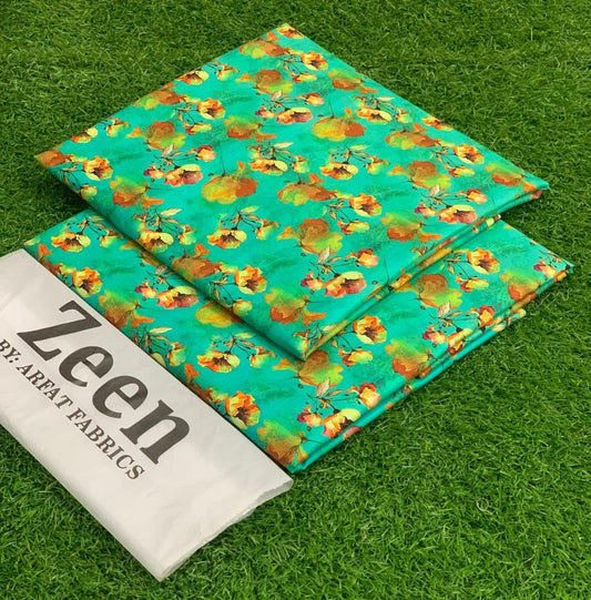 Zeen 2PC Digital Printed Lawn Collection 2025
