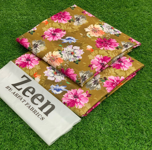 Zeen 2PC Digital Printed Lawn Collection 2025