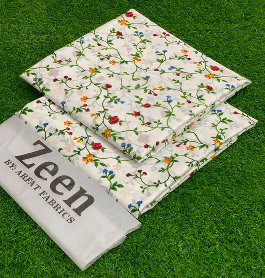 Zeen 2PC Digital Printed Lawn Collection 2025