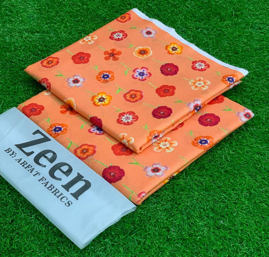 Zeen 2PC Digital Printed Lawn Collection 2025