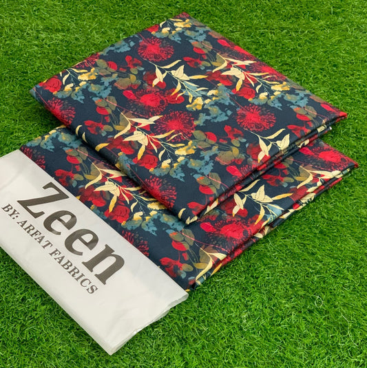 Zeen 2PC Digital Printed Lawn Collection 2025