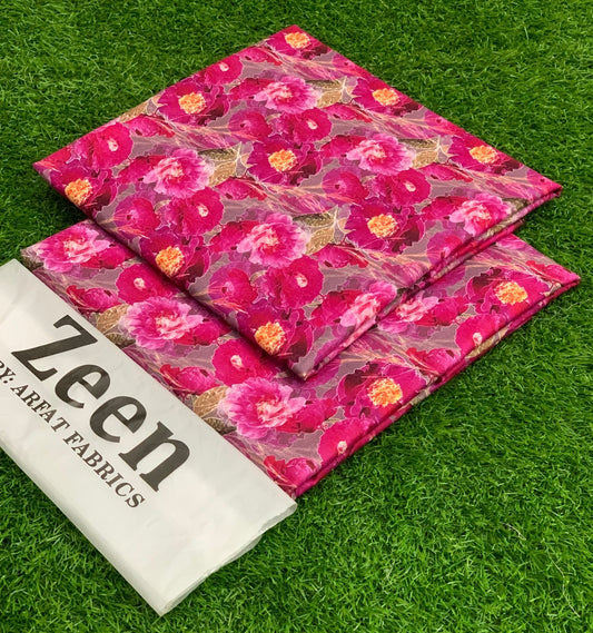 Zeen 2PC Digital Printed Lawn Collection 2025