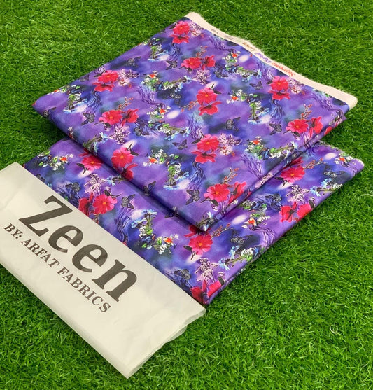 Zeen 2PC Digital Printed Lawn Collection 2025