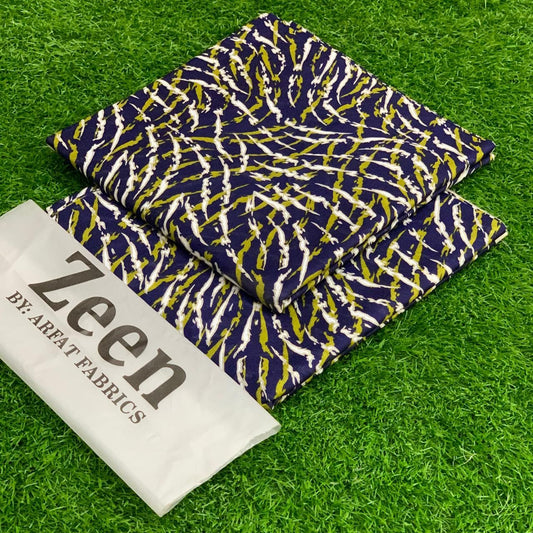 Zeen 2PC Digital Printed Lawn Collection 2025