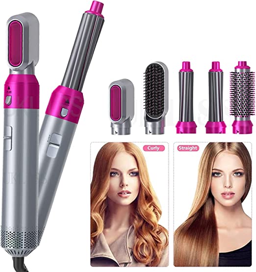 5 in 1 Hair Dryer Brush – Style, dry, and shine in one go!