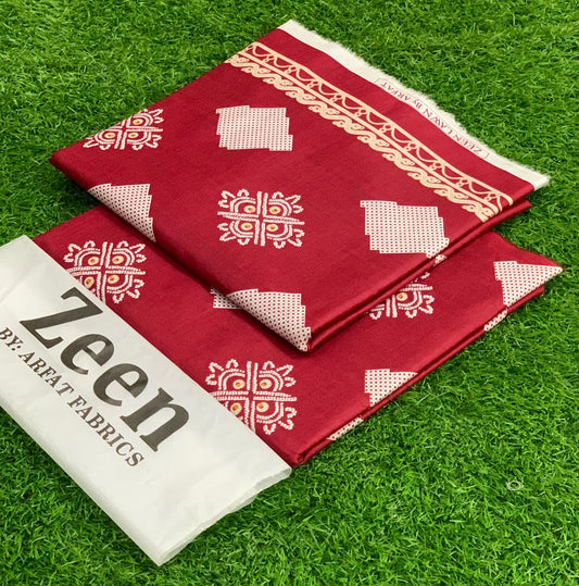 Zeen 2PC Digital Printed Lawn Collection 2025