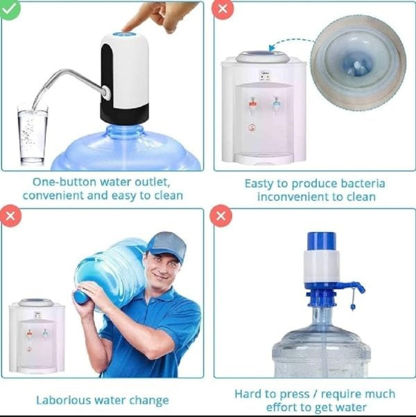Automatic Water Dispenser Water Pump Wireless Electric Auto Suction Water Pump