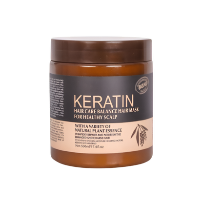 Keratin Hair Mask for Deep Repair, Silky Texture & Long-Lasting Shine