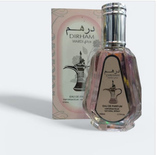 Dirham Wardi Perfume | Best Quality Perfume | 50ml | Eau De Perfume