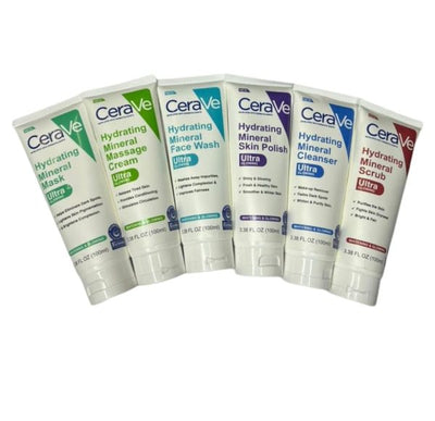 Pack Of 6 Cerave Hydrating Mineral Facial Kit