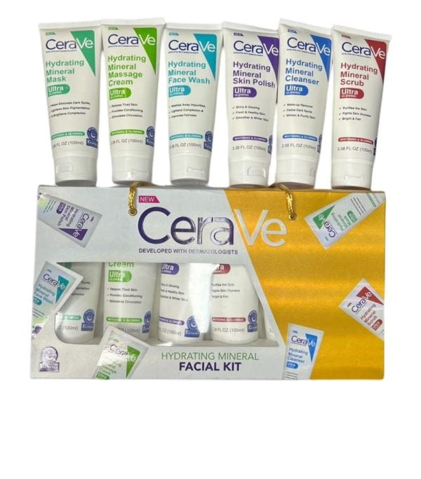 Pack Of 6 Cerave Hydrating Mineral Facial Kit